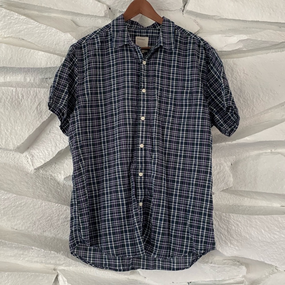 LIFE / AFTER / DENIM Short sleeve button up pocket